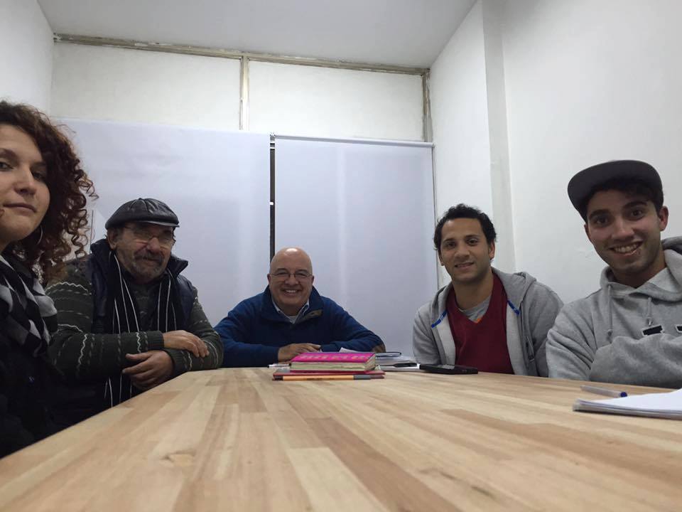 La comisión directiva (provisoria) de ACADEM.